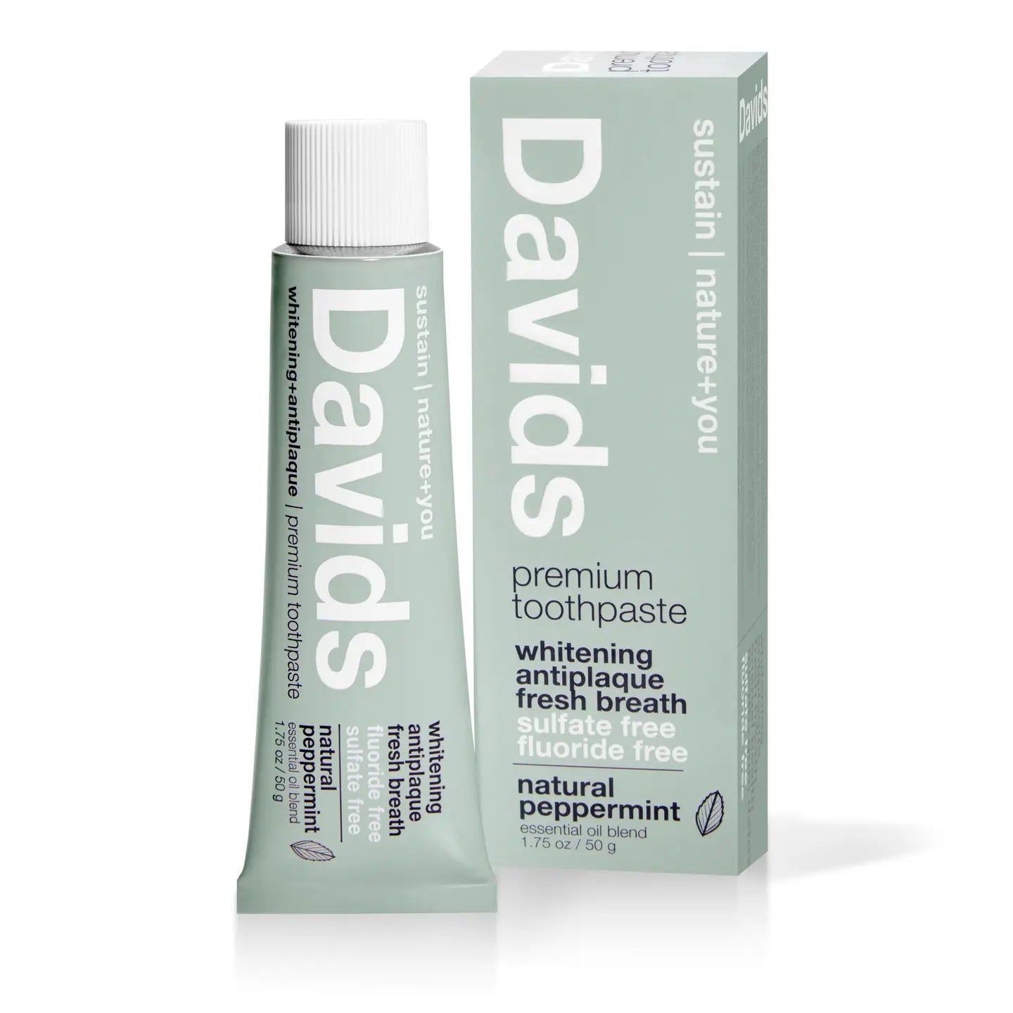 Davids Travel Size Peppermint Toothpaste